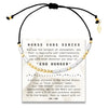 "Morse Code" Series END HUNGER Bracelet