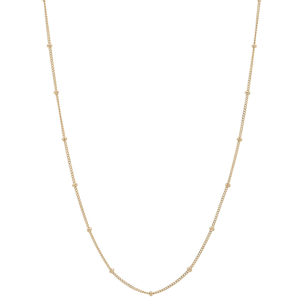 The "Sepulveda" 18" 14k Gold Satellite Chain