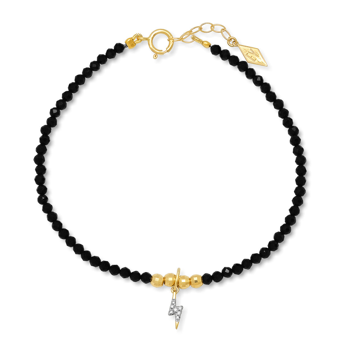 14k Gold "Special Edition" Mini Gem Healing Charm Bracelet