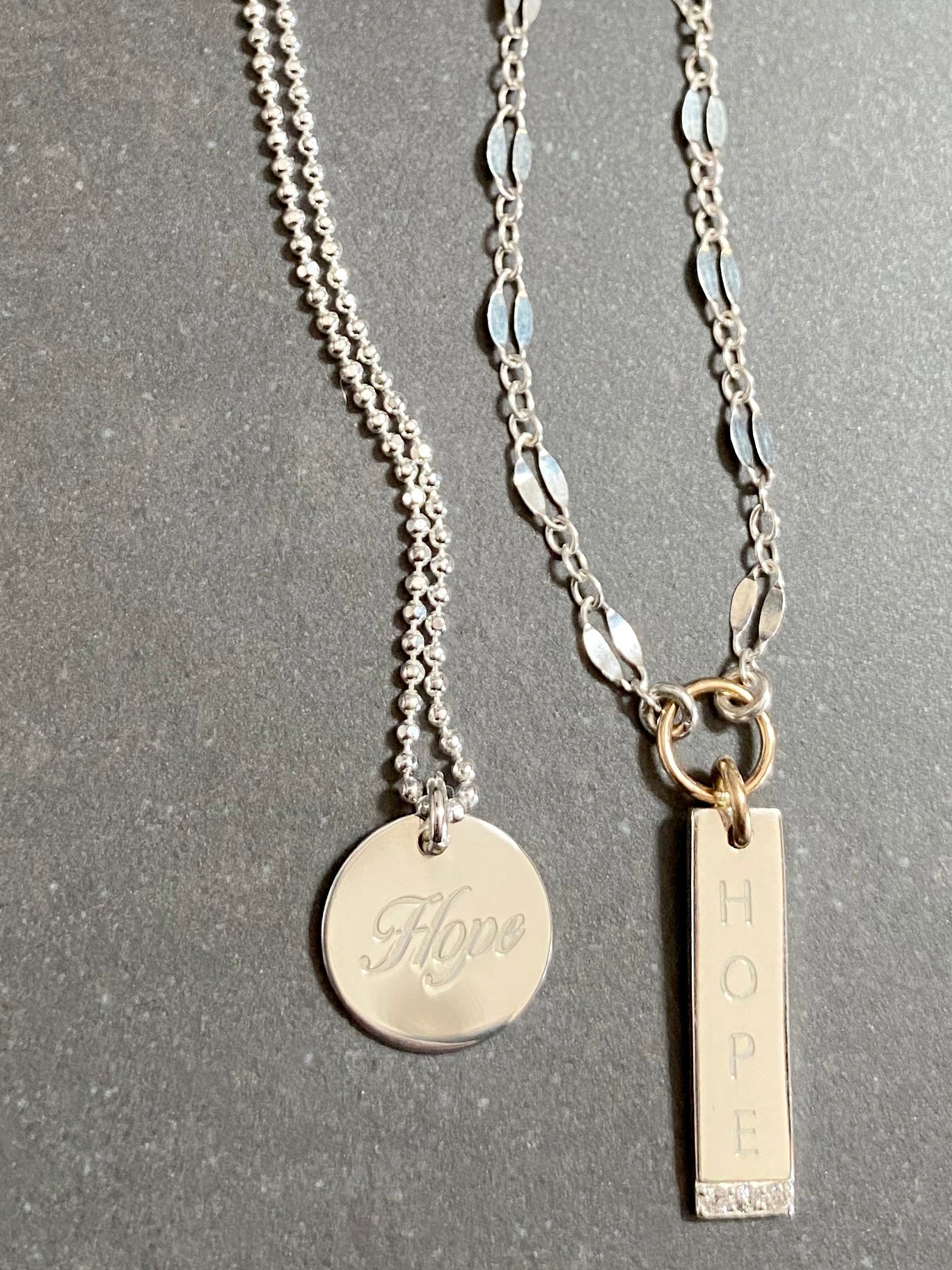 Sterling Silver "Hope" Disc for SAVING INNOCENCE