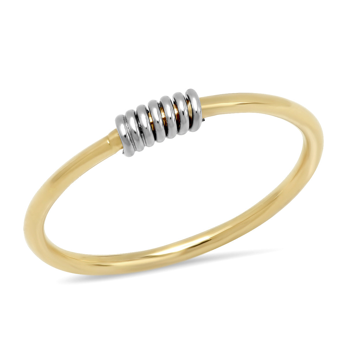 "Wrap Me Up" 14K Gold Stackable Ring Size 6
