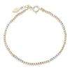 The "Glimmer MIX Bracelet" with 14k Faceted Yellow, White Gold Beads
