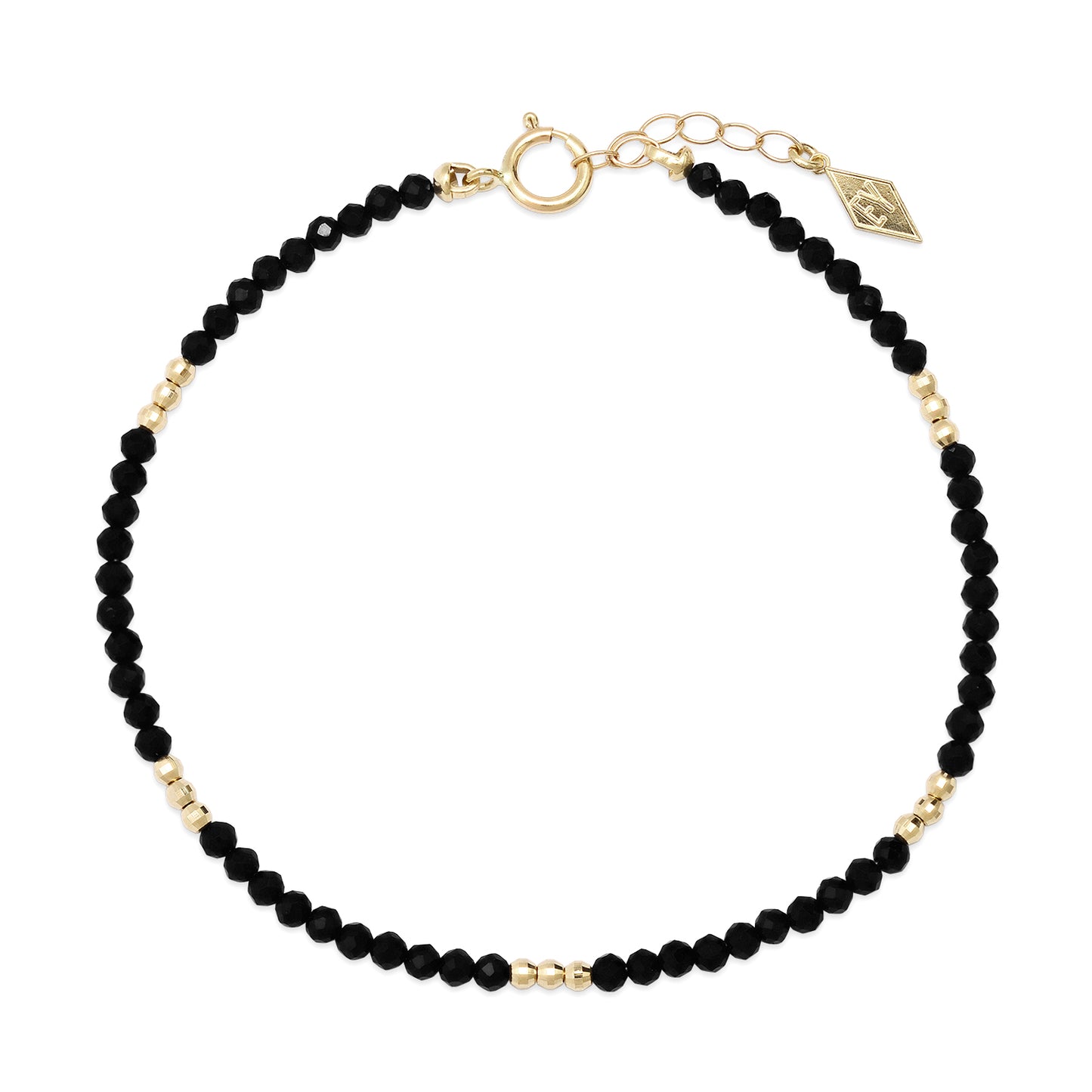 Mini 14K Gold Gem Healing Bracelet