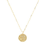 Mini 14k Diamond Flower Pendant Necklace