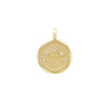 Charmology Lotus 14K Gold & Diamond Medallion