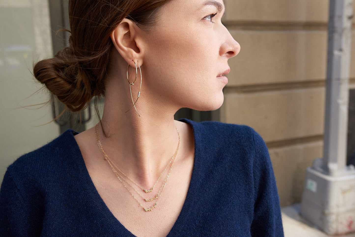 "Use your words" Pendant - 14K Gold: Inspire