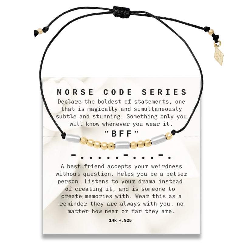 "Morse Code" Series BFF Bracelet