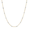 The 14K Yellow + White Mulholland Two Tone 20" Chain
