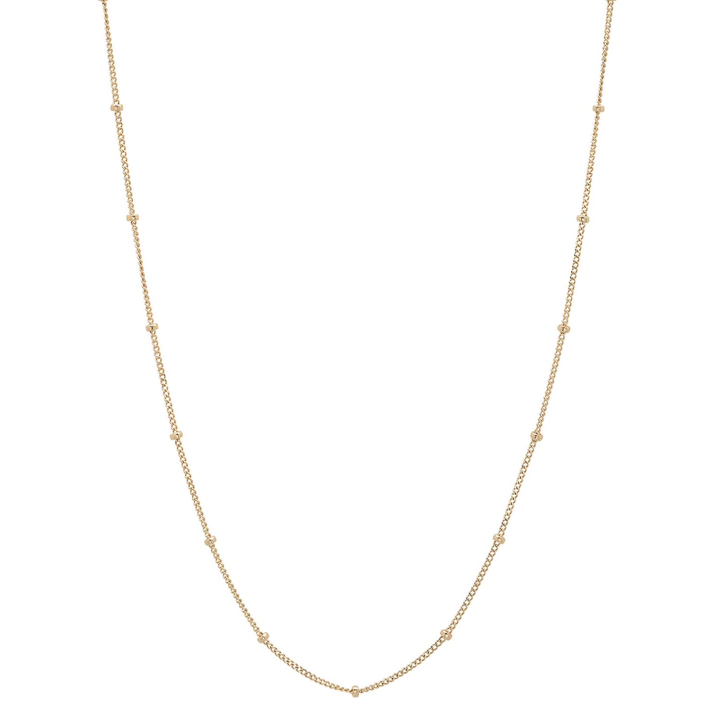 The "Sepulveda" 18" 14k Gold Satellite Chain