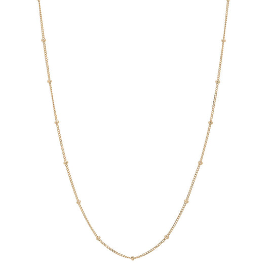 The "Sepulveda" 18" 14k Gold Satellite Chain