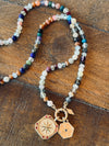 The Sailor Lock Beaded Gemstone Necklace - Mixed Gemstones