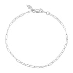 The Elliot Young Paper Clip Chain Bracelet in 14K Yellow or White Gold