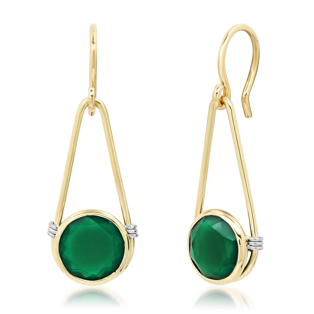 "CANDY RUSH" Single drop Gemstone Earring