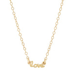 Signature 14K Gold "Use your Words" Mama and Love Necklaces