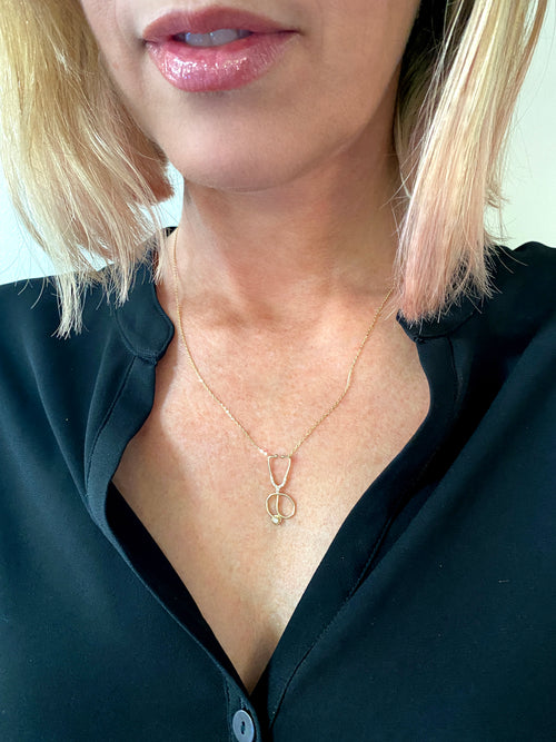 14K Gold or Sterling "Everyday Hero" Necklace